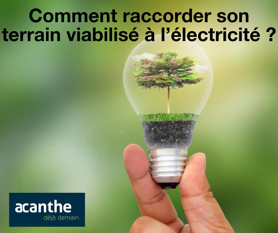 Comment raccorder son terrain viabilisé à l’électricité ? - Acanthe terrain