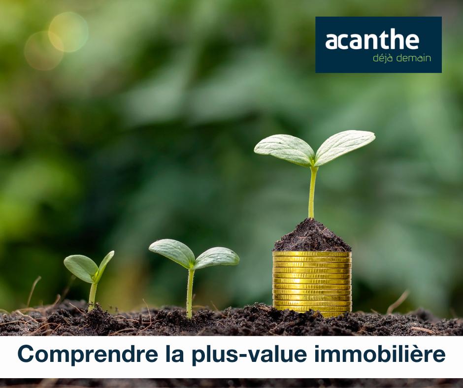 Comprendre la plus-value immobilière - Acanthe Terrain