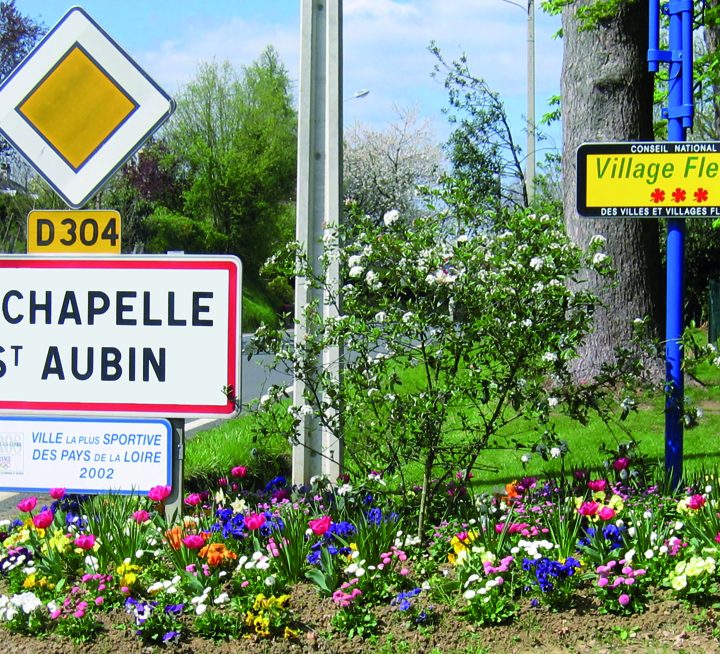 Panneau La Chapelle Saint Aubin - Acanthe terrain
