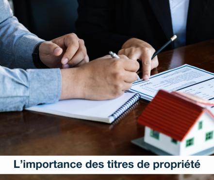 Article Titre De Propriété - Acanthe terrain