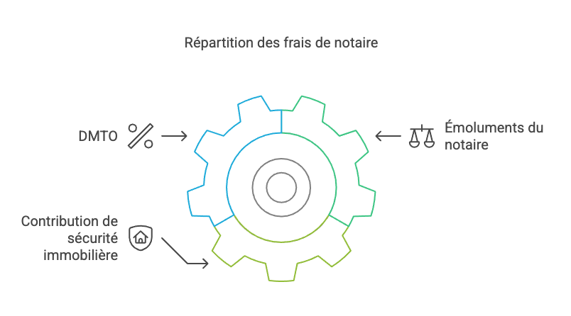 Répartition des frais de notaire 
