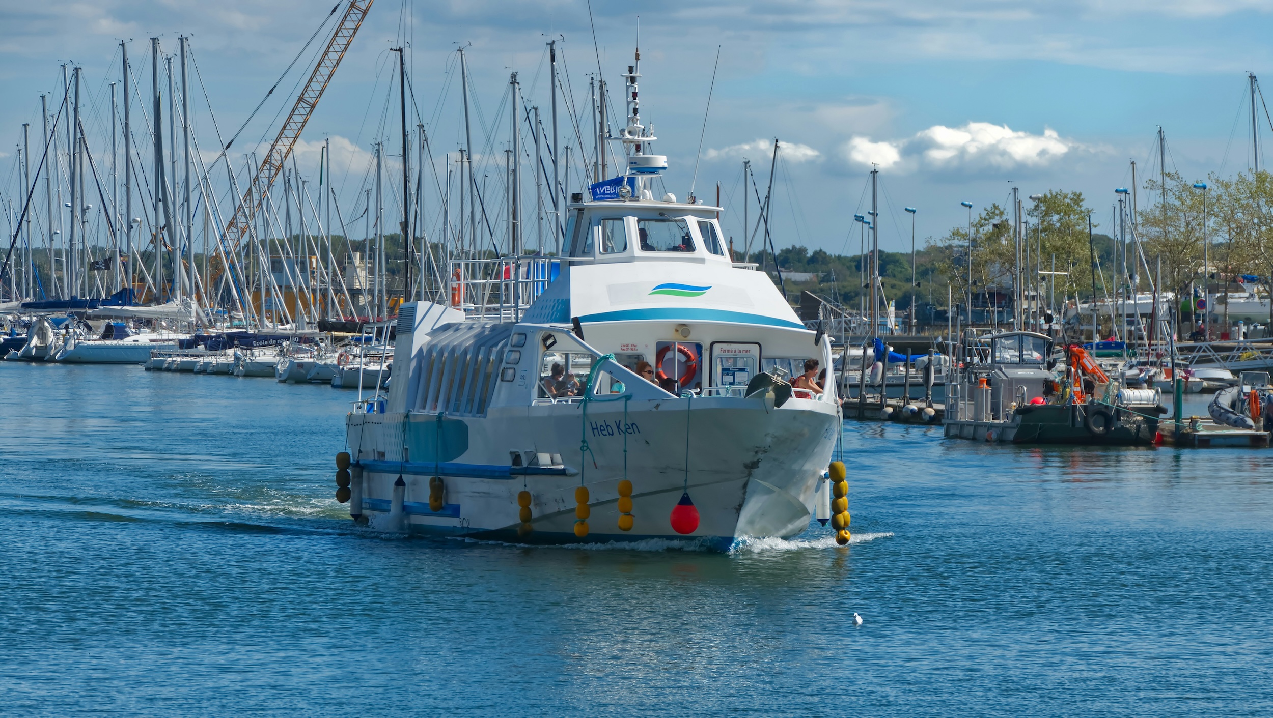 Port de Lorient en Bretagne, cadre de vie agréable