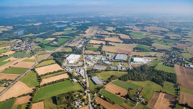 Vue aerienne de Pipriac