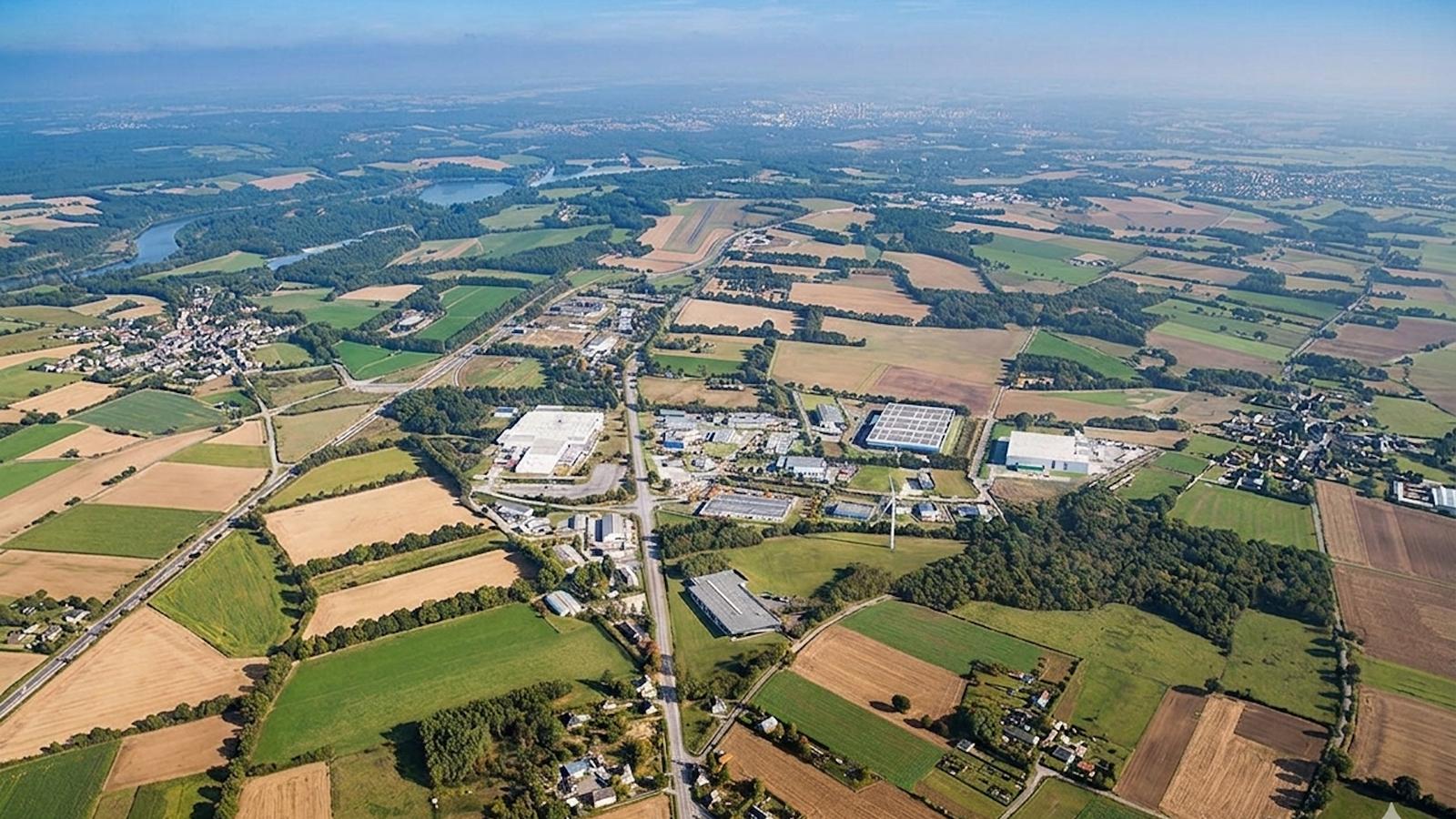 Vue aerienne de Pipriac